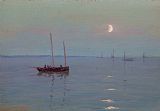 Quiet Prints - Boat on Quiet Water by Lionel Walden