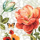 Lisa Audit Floral Story III on Grey