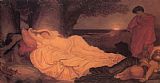 The Lord of Burleigh Paintings and Prints - Cymon And Iphigenia by Lord Frederick Leighton
