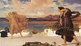 The Lord of Burleigh Paintings and Prints - Greek Girls Playing at Ball by Lord Frederick Leighton