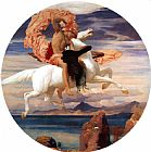 Lord Frederick Leighton Perseus on Pegasus Hastening to The Rescue of Andromeda