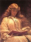 The Lord of Burleigh Paintings and Prints - The Maid with The Yellow Hair by Lord Frederick Leighton