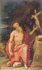 Gian Lorenzo Bernini Paintings - Saint Jerome in The Wilderness by Lorenzo Sabatini