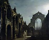 Louis Jacques Mande Daguerre Ruins of Holyrood Chapel