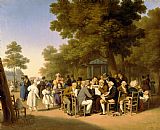 Louis Leopold Boilly Politicians in the Tuileries Gardens