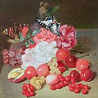 Louis Leopold Boilly Still Life With Butterflies