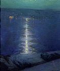 Lowell Birge Harrison Moonlight on the River