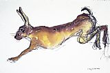 Lucy Willis Jumping Hare