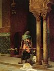 Ludwig Paintings - A Nubian Guard by Ludwig Deutsch