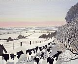 Maggie Rowe Friesians in Winter