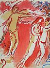 Marc Chagall Bible Adam Et Eve Chasses Du Paradis painting