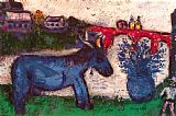 Marc Chagall Blue Donkey