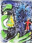Marc Chagall Cl Le Profil Et L Enfant Rouge