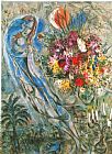 Marc Chagall Les Amoureux En Gris c.1960 painting