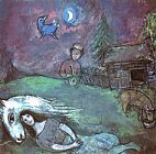 Rural Prints - Rural Landscape by Marc Chagall