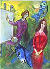 Marc Chagall The Artist And His Model