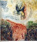 Marc Chagall The Fall of Icarus 1975 painting