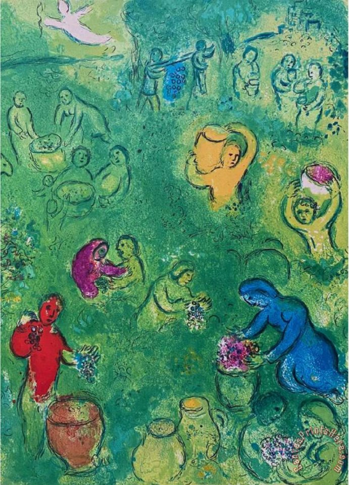 Marc Chagall The Grape Harvest