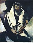 Marc Chagall The Praying Jew Rabbi of Vitebsk 1914
