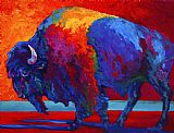 Marion Rose Abstract Bison