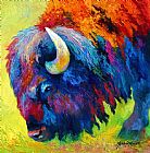 Marion Rose Bison Portrait II