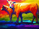 Marion Rose Golden Beauty - Cow and Calf