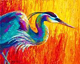 Marion Rose Stalking The Marsh - Great Blue Heron