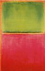 Mark Rothko Green Red on Orange