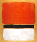 Mark Rothko Untitled Red Black White on Yellow 1955