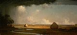 Martin Johnson Heade Prints - Marshfield Meadows, Massachusetts by Martin Johnson Heade