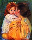 Mary Cassatt Maternal Kiss