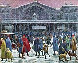 Maximilien Luce Gare De Lest Under Snow