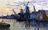Maximilien Luce Windmills in Holland