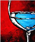Wine Prints - Fine Wine II by Megan Aroon Duncanson