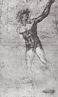 Michelangelo Male Nude, Study for The Battle of Cascina painting