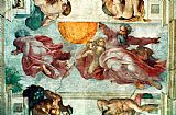 Michelangelo Sistine Chapel Ceiling Creation of the Sun and Moon