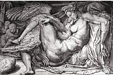 Michelangelo Buonarroti Leda Engraved by Jacobus Bos Boss Or Bossius Born Circa 1520 painting