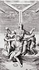 Michelangelo Buonarroti Pieta Engraved by Giulio Bonasone 1556 Engraving painting