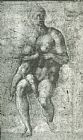 Infant Prints - Study for a Holy Family with The Infant St John 1534 by Michelangelo Buonarroti