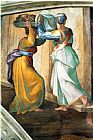 Michelangelo Buonarroti The Sistine Chapel Ceiling Frescos After Restoration Judith And Holofernes
