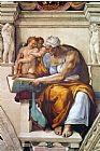 Michelangelo Buonarroti The Sistine Chapel Ceiling Frescos After Restoration The Creation of Adam painting