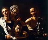 Michelangelo Merisi da Caravaggio Salome Receives Head Of John The Baptist painting