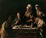 Emmaus Prints - Supper at Emmaus by Michelangelo Merisi da Caravaggio