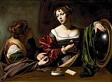 Michelangelo Merisi da Caravaggio The Conversion of the Magdalene painting
