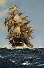 Montague Dawson Crest of a Wave painting