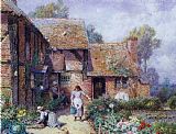 Myles Birket Foster, R.w.s An Afternoon in The Garden
