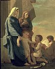 Nicolas Prints - The Holy Family by Nicolas Poussin