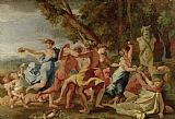 Nicolas Prints - Bacchanal before a Herm by Nicolas Poussin