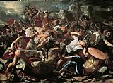 Nicolas Prints - The Battle by Nicolas Poussin