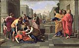 Nicolas Prints - The Death of Sapphira by Nicolas Poussin
